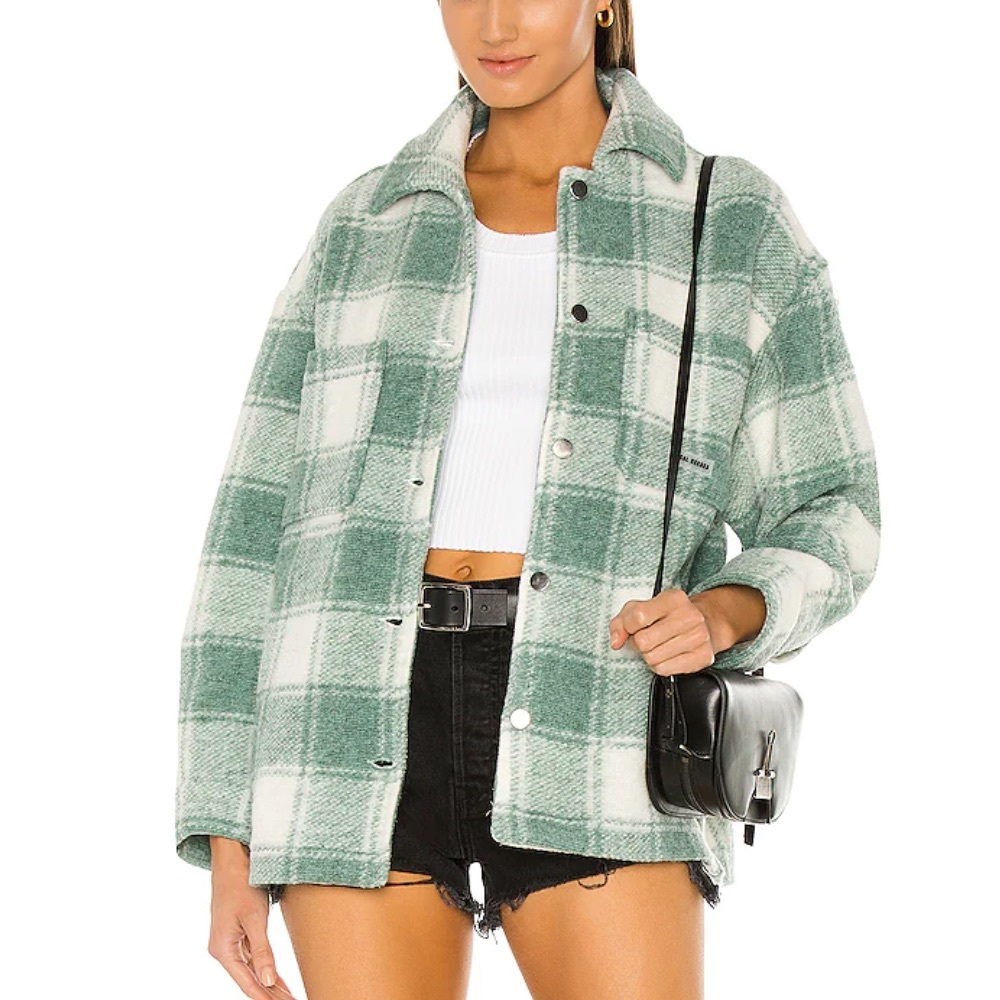 Local Heroes Twiggy Green Shirt Jacket size S - from REVOLVE